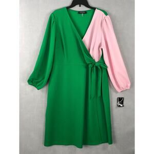 Kasper Women's Size Small Faux Wrap Dress NEW